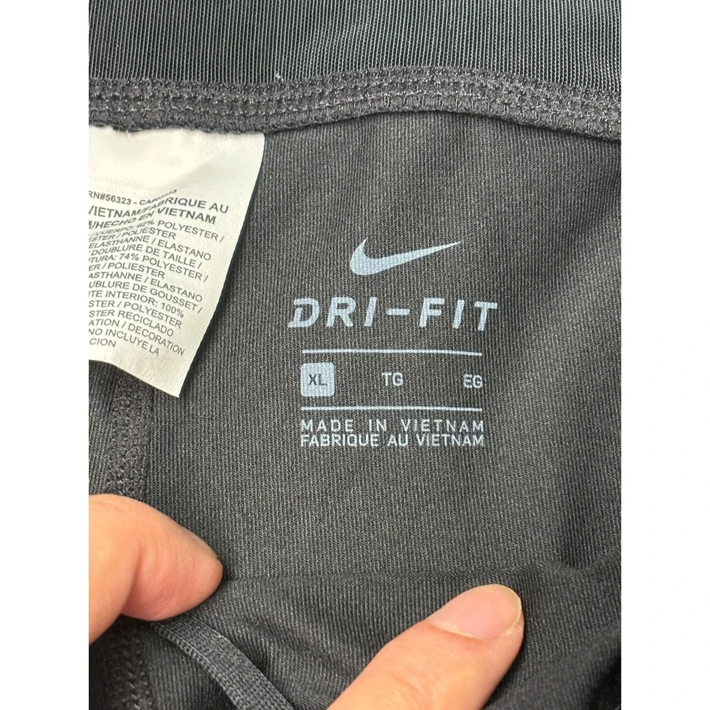 NWT Nike Power Essential Running Tights Womens XL W32 L28 Black Dri-FIT Leggings